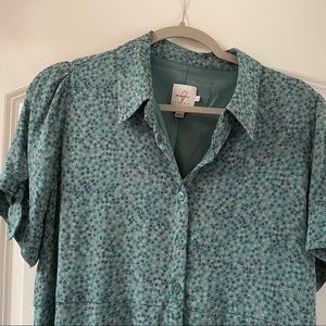 Nine by Hatch flutter sleeve dress